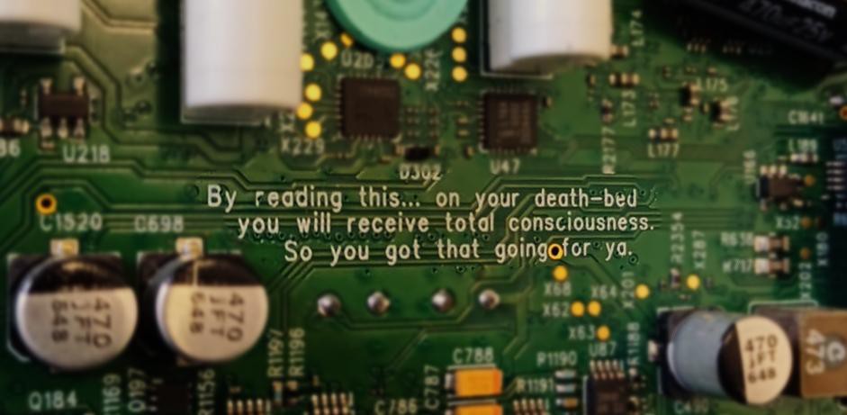 By reading this... on your death-bed, you will receive total consciousness. So you got that going for ya.
